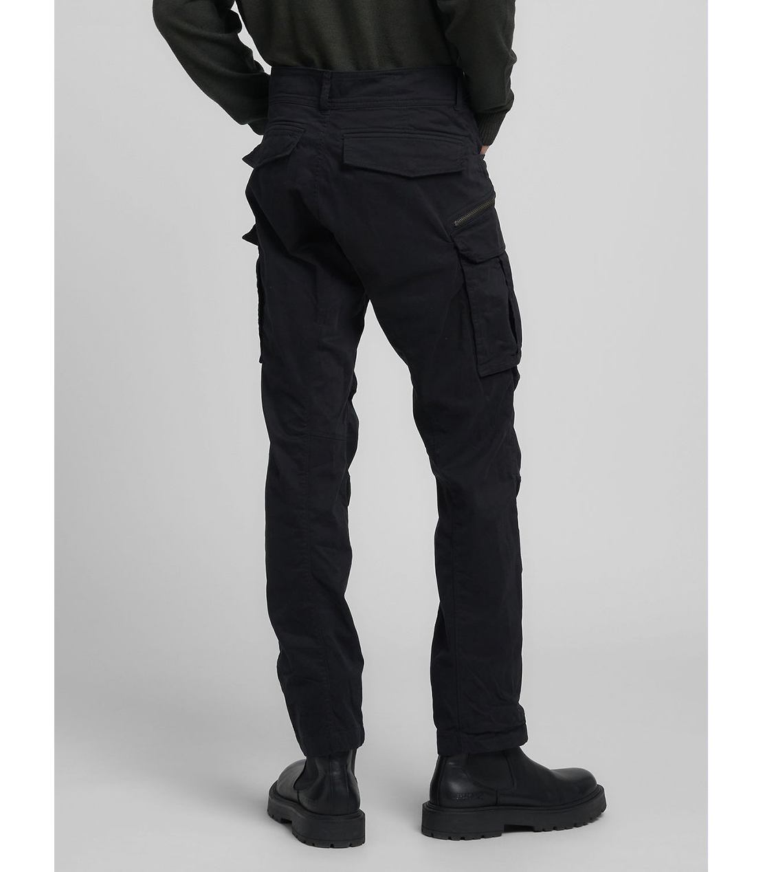 JOE ストレッチコットンツイル カーゴパンツ 詳細画像 ブラック 3